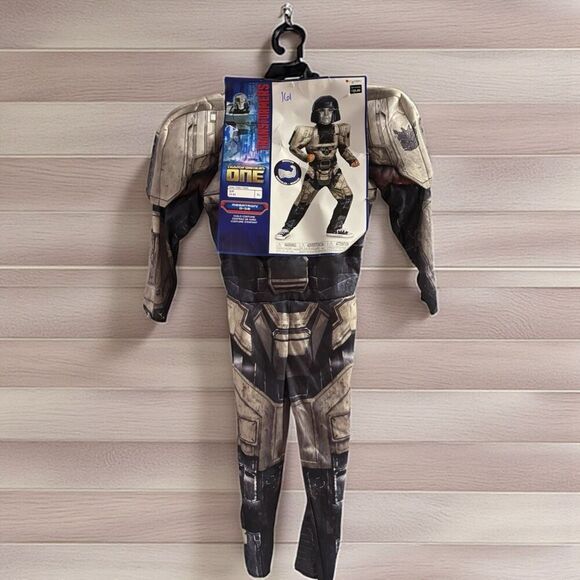 New Transformers One Megatron D-16 Child Costume S (4-6) Jumpsuit & Mask - Picture 3 of 6